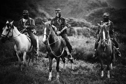 Il comandante Marcos in una foto di Ricardo Trabulsi