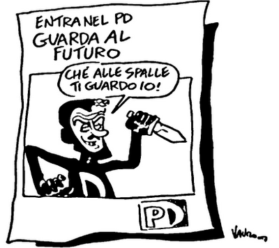 Passato e futuro del Pd secondo Vauro